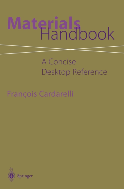 Materials Handbook : A Concise Desktop Reference, PDF eBook