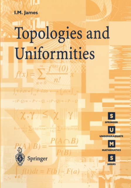 Topologies and Uniformities, PDF eBook