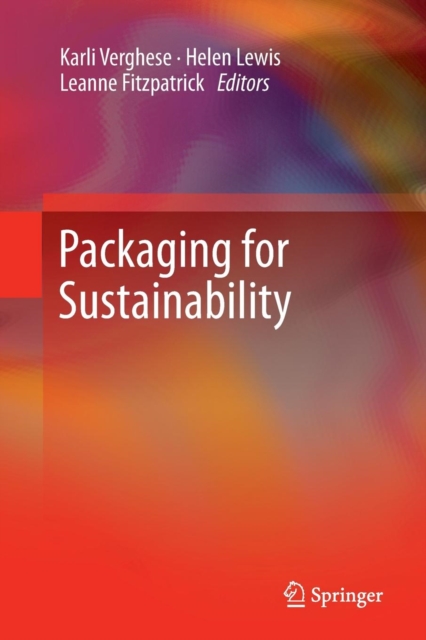 Packaging for Sustainability, Paperback / softback Book