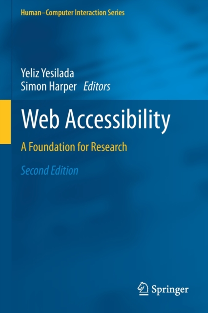 Web Accessibility : A Foundation for Research, Paperback / softback Book