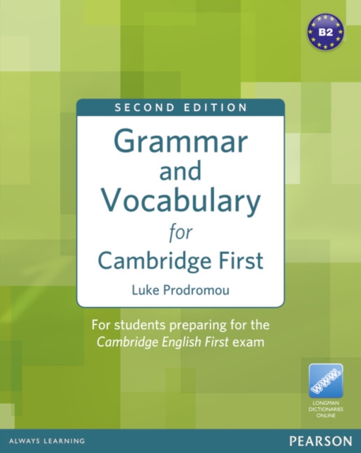 Grammar and Vocabulary for FCE 2nd Edition without key plus access to Longman Dictionaries Online, Multiple-component retail product Book