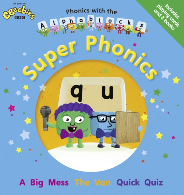 Phonics with the Alphablocks: Super Phonics for children age 3-5 (Pack of 3 reading books, Alphablocks card pack and Parent Guide), Mixed media product Book