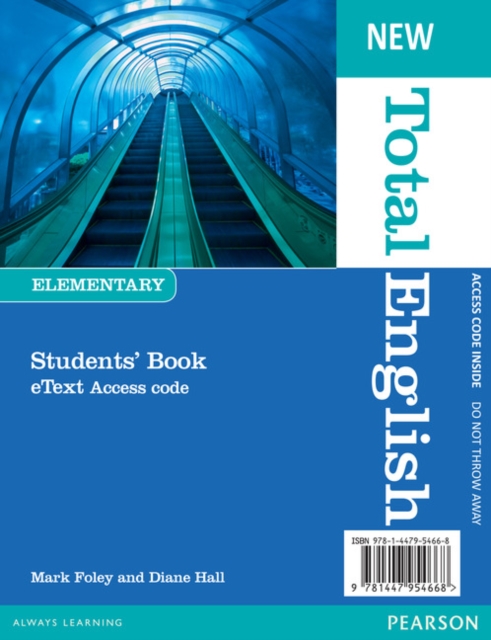 New Total English Elementary eText Students' Book Access Card, Digital product license key Book