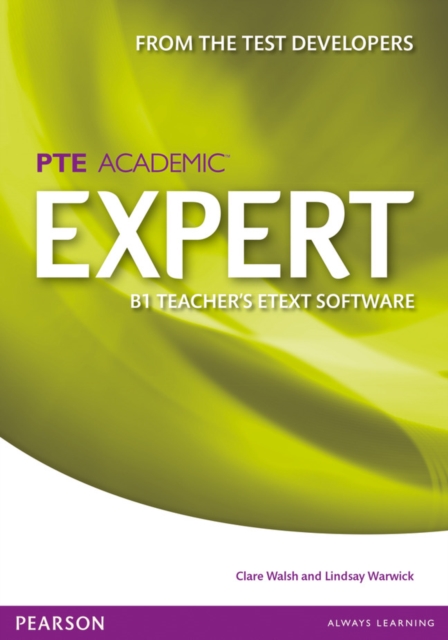 Expert Pearson Test of English Academic B1 eText Teacher's CD-ROM, CD-ROM Book