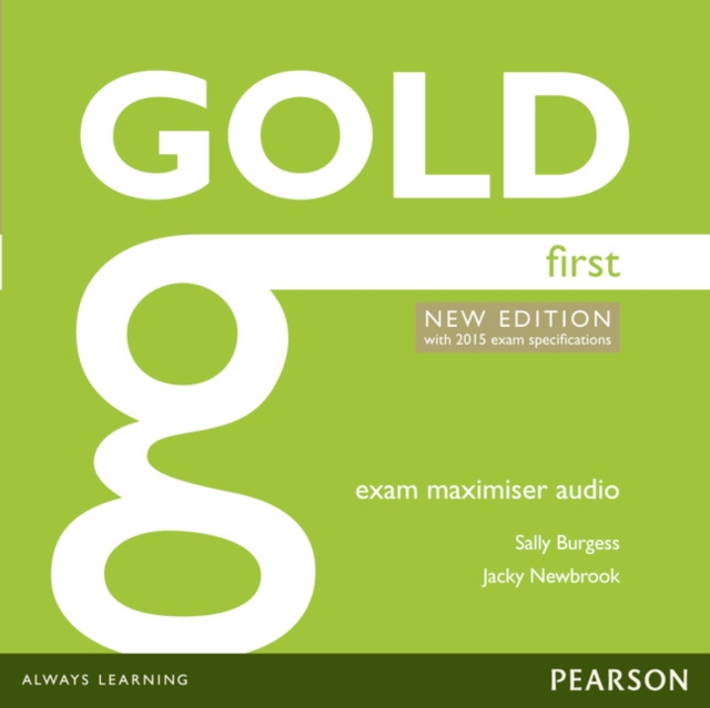 Gold First New Edition Exam Maximiser Class Audio CDs, CD-ROM Book