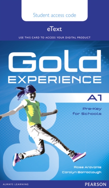 Gold Experience A1 eText Student Access Card, Digital product license key Book