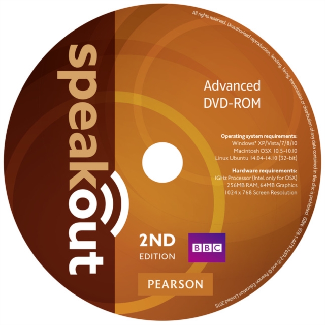 Speakout Advanced 2nd Edition DVD-ROM for Pack, DVD-ROM Book