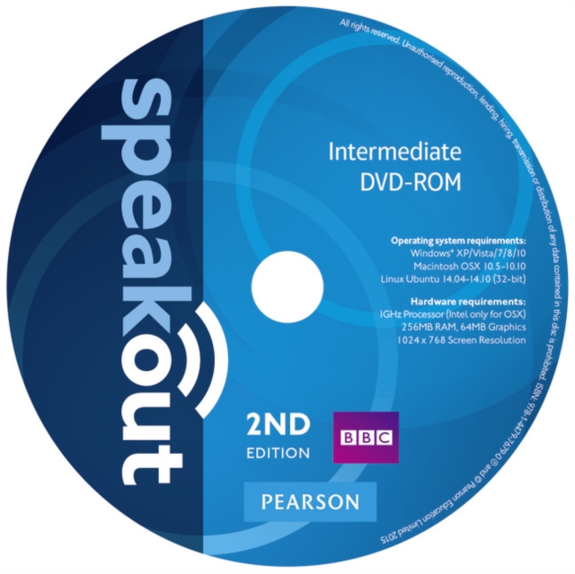 Speakout Intermediate 2nd Edition DVD-ROM for Pack, DVD-ROM Book