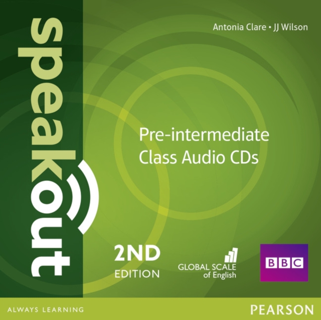 Speakout Pre-Intermediate 2nd Edition Class CDs (2), CD-ROM Book