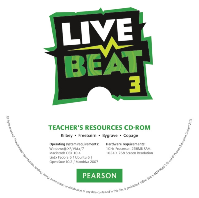 Live Beat 3 Teacher's Resources CD-ROM, CD-ROM Book