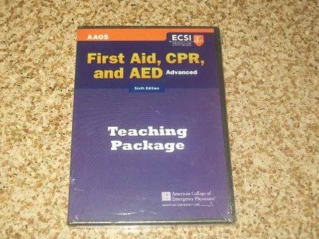 Advanced First Aid, CPR, And AED, Sixth Edition Teaching Package, Kit Book