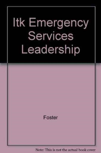 Emergency Services Leadership Instructor's Toolkit CD-ROM, CD-Audio Book