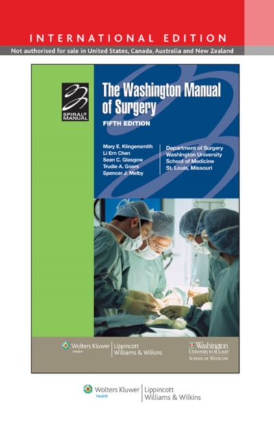 The Washington Manual of Surgery, Paperback Book