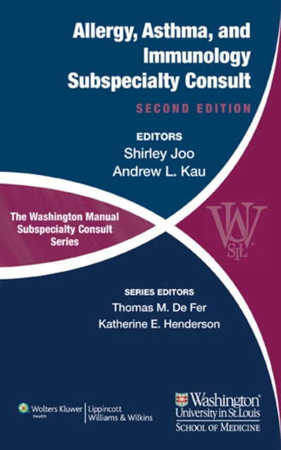 The Washington Manual of Allergy, Asthma, and Immunology Subspecialty Consult, Paperback / softback Book