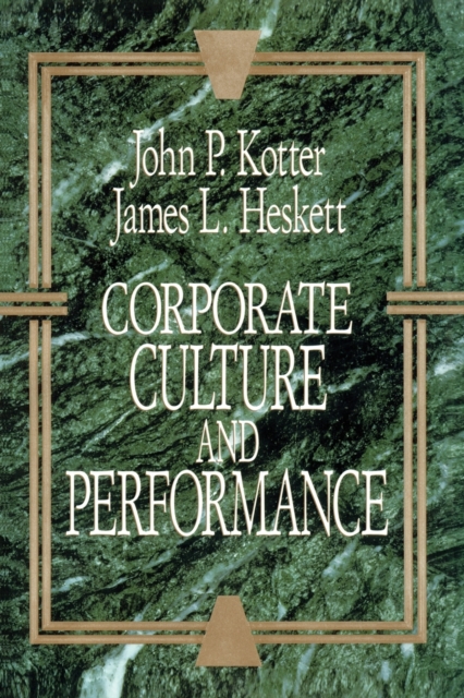 Corporate Culture and Performance, Paperback / softback Book