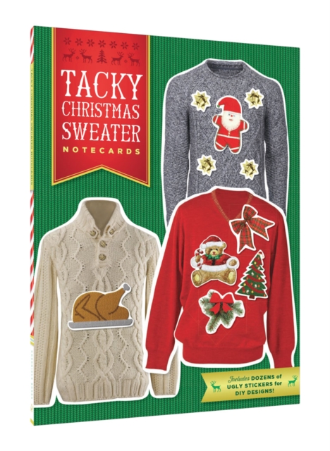 Tacky Christmas Sweater Notecards : 12 Notecards & Envelopes, Cards Book