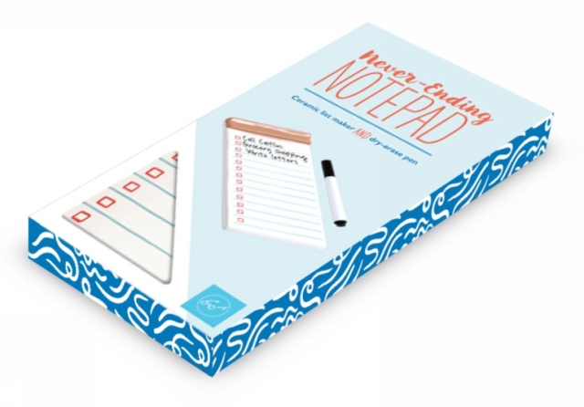 Never-Ending Notepad : Ceramic list maker and dry-erase pen, Other merchandise Book