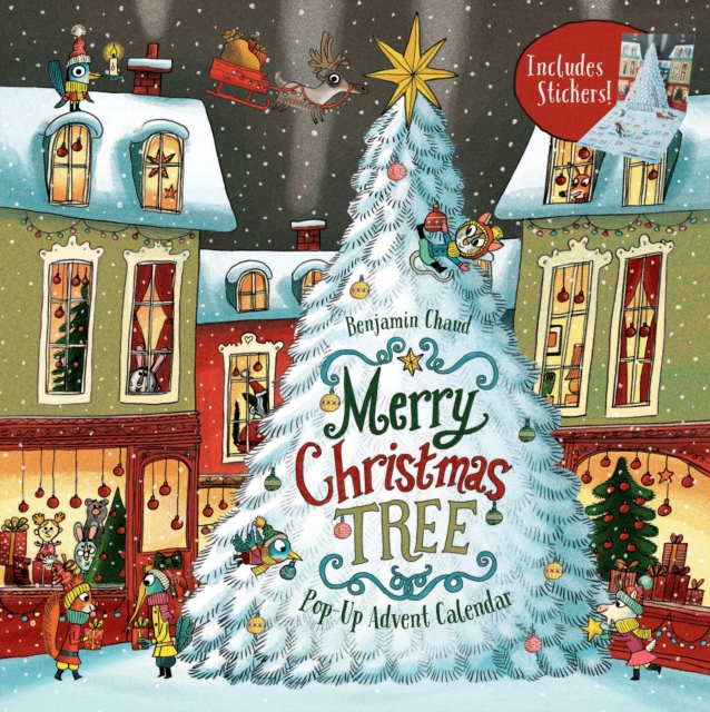 Merry Christmas Tree Pop-Up Advent Calendar, Calendar Book
