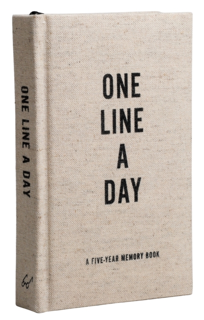 Canvas One Line a Day : A Five-Year Memory Journal, Diary or journal Book