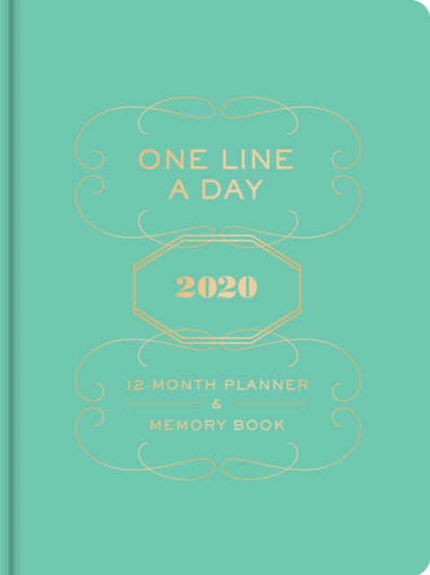 One Line a Day 2020 12-Month Planner, Diary Book