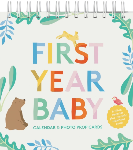 First Year Baby Calendar & Photo Prop Cards, Other printed item Book