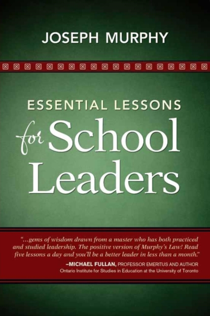 Essential Lessons for School Leaders, Paperback / softback Book