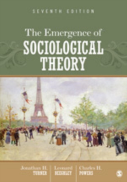 The Emergence of Sociological Theory, Paperback / softback Book