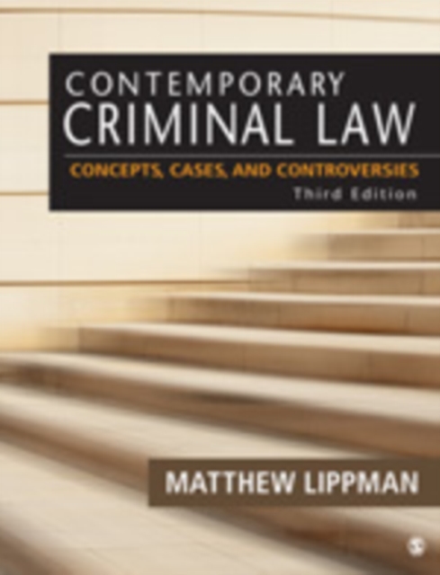 BUNDLE: Lippman: Contemporary Criminal Law 3e + Lippman: Contemporary Criminal Law 3e Electronic Version, Mixed media product Book