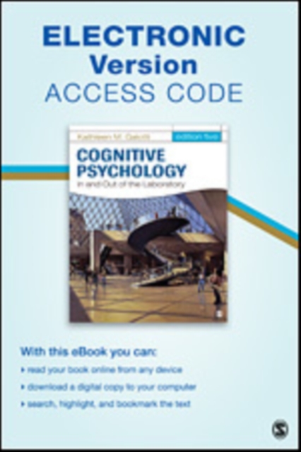 Cognitive Psychology In and Out of the Laboratory Electronic Version, Digital product license key Book