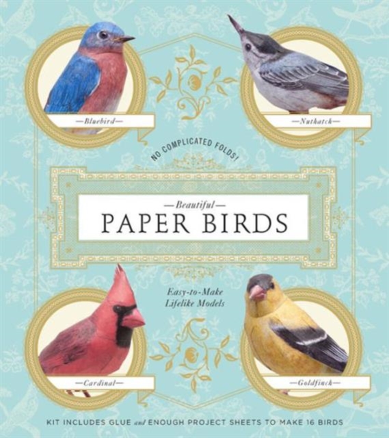 Beautiful Paper Birds : Easy-to-Make Lifelike Models, Kit Book