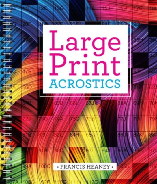 Large Print Acrostics, Spiral bound Book