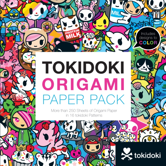 tokidoki Origami Paper Pack : More than 250 Sheets of Origami Paper in 16 tokidoki Patterns, Paperback / softback Book