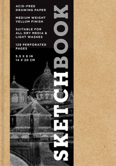 Sketchbook (basic small bound Kraft), Hardback Book