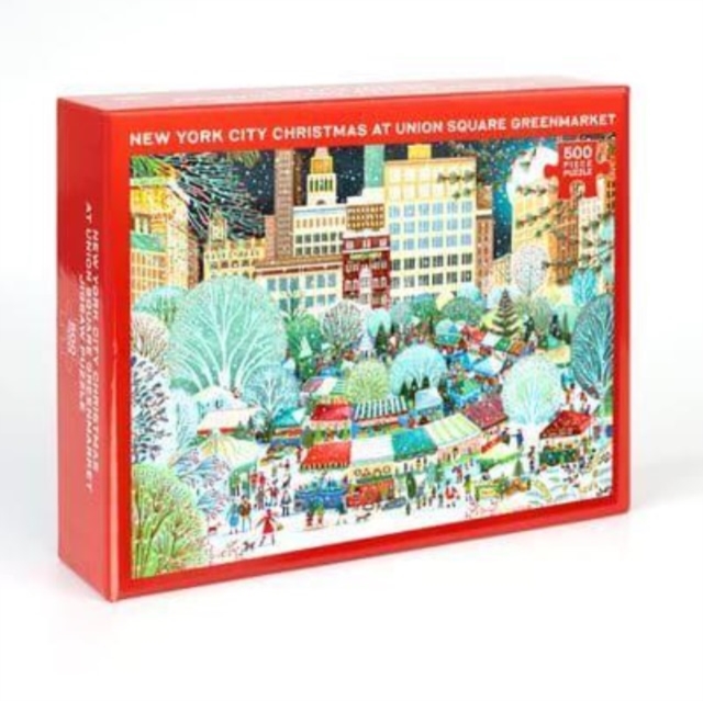 Christmas at Union Square Greenmarket Jigsaw Puzzle, Game Book