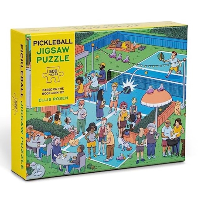 Pickleball Jigsaw Puzzle : 500-Piece Jigsaw Puzzle Based on the Book Dink! (With 10 Hidden Pickleballs to Find), Jigsaw Book