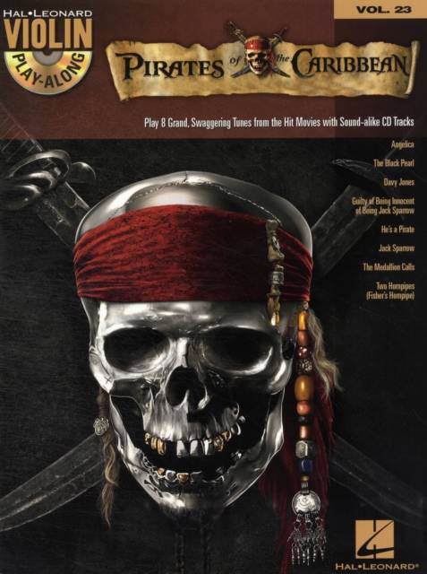 Violin Play-Along Volume 23 : Pirates Of The Caribbean (Book/Online Audio), Paperback / softback Book