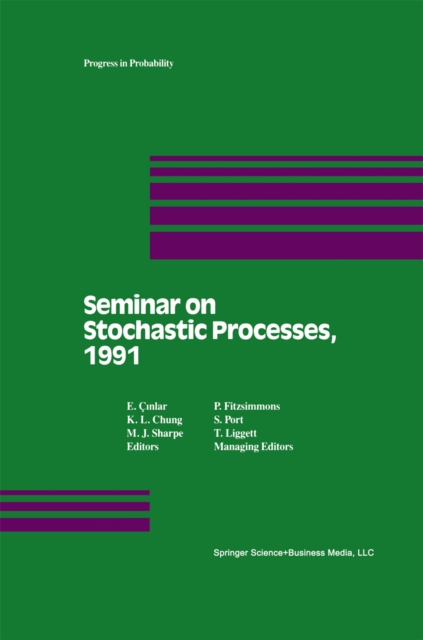 Seminar on Stochastic Processes, 1991, PDF eBook