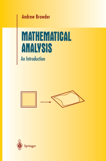 Mathematical Analysis : An Introduction, PDF eBook