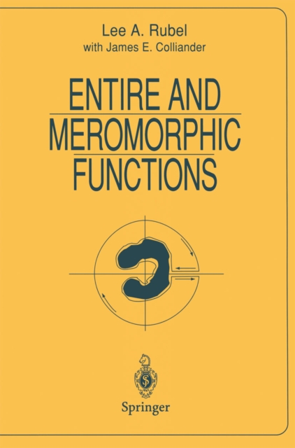 Entire and Meromorphic Functions, PDF eBook