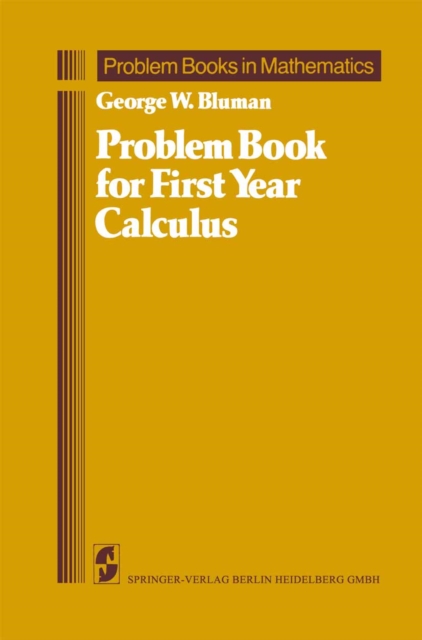 Problem Book for First Year Calculus, PDF eBook