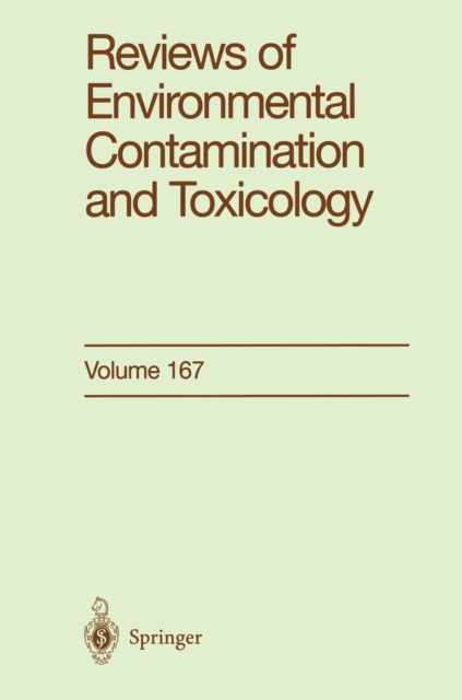 Reviews of Environmental Contamination and Toxicology : Continuation of Residue Reviews, PDF eBook