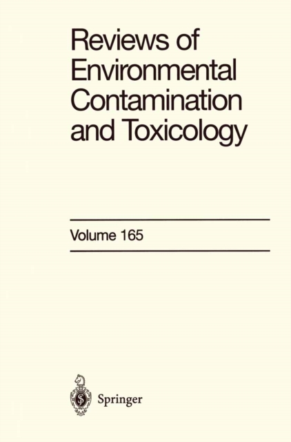 Reviews of Environmental Contamination and Toxicology : Continuation of Residue Reviews, PDF eBook