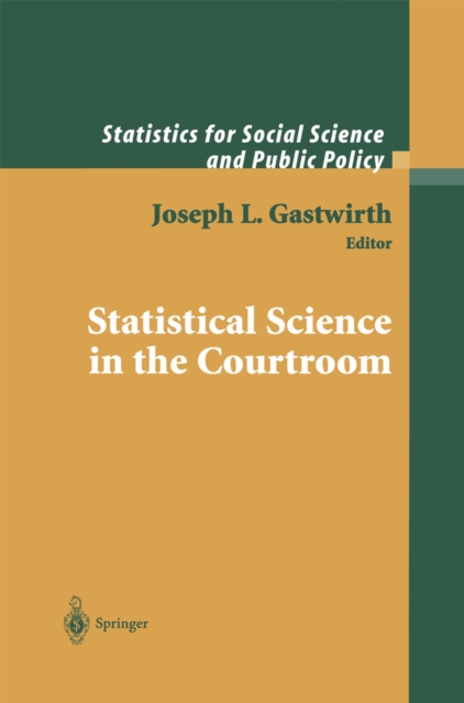 Statistical Science in the Courtroom, PDF eBook