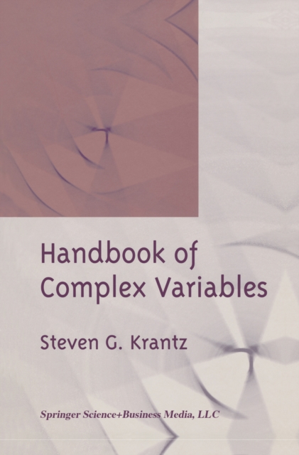Handbook of Complex Variables, PDF eBook