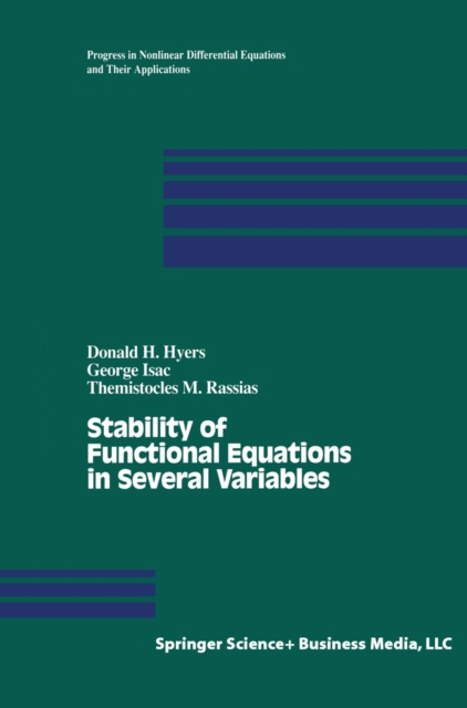 Stability of Functional Equations in Several Variables, PDF eBook