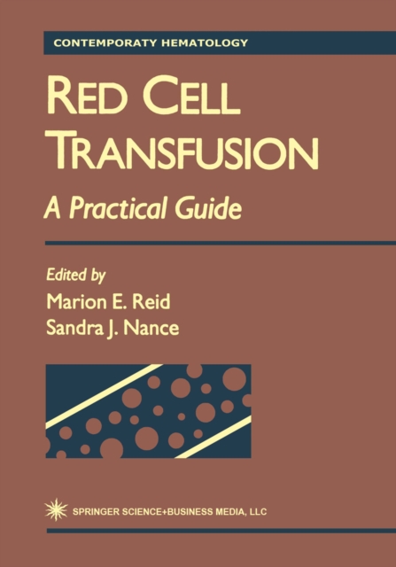 Red Cell Transfusion : A Practical Guide, PDF eBook