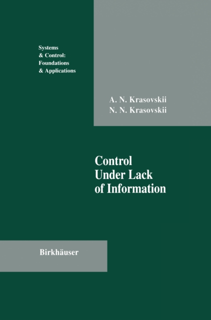 Control Under Lack of Information, PDF eBook