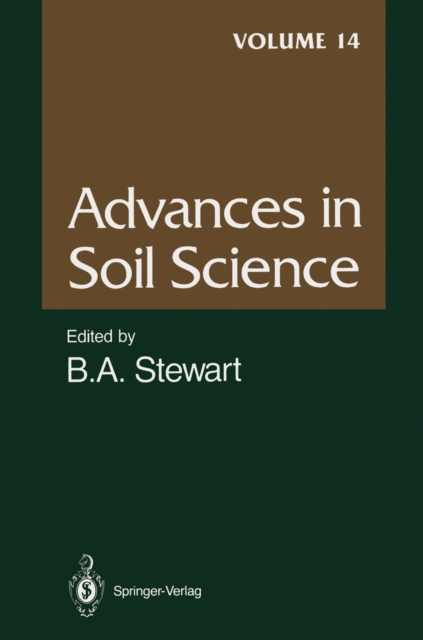 Advances in Soil Science : Volume 14, PDF eBook