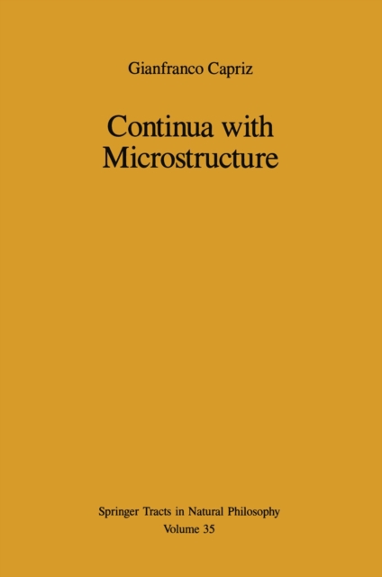Continua with Microstructure, PDF eBook
