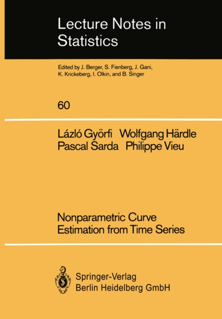 Nonparametric Curve Estimation from Time Series, PDF eBook